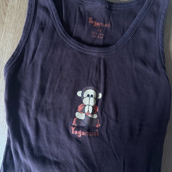 yogamonk Tops - Brown Yogamonk Tank Top